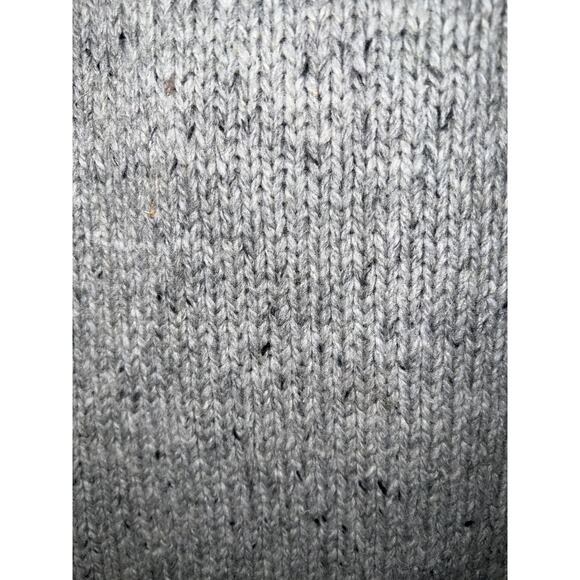 Wool Blend Medium Cynthia Rowley Curvy Hem Cowl Neck Sweater Side Zip Gray - Picture 5 of 8